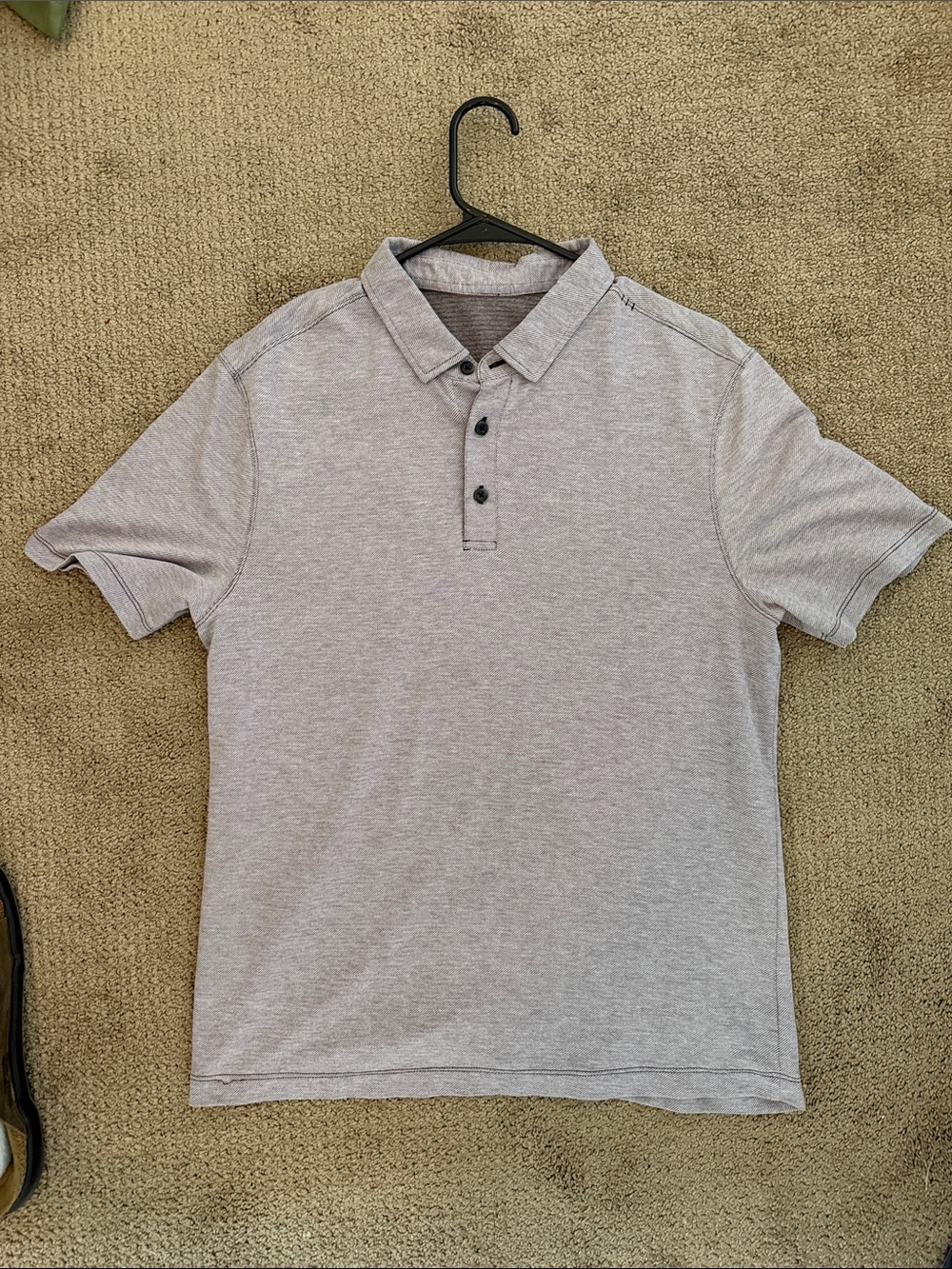 lululemon athletica Light Gray Men's Polo